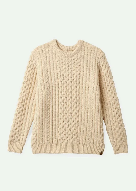 Classic Fisherman Sweater Boxy Sweater Fitted Sweater A-Line