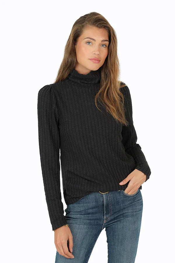 Dylan Sweater Knit Holden Turtleneck Black Thin Thick Dense