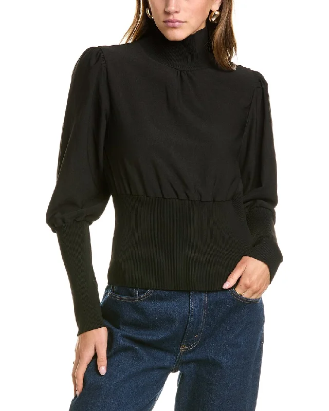 French Connection Krista Knit High Neck Sweater Knit Fabric Woven Fabric Fleece Fabric French Connection Krista Knit High Neck Sweater Knit Fabric Woven Fabric Fleece Fabric