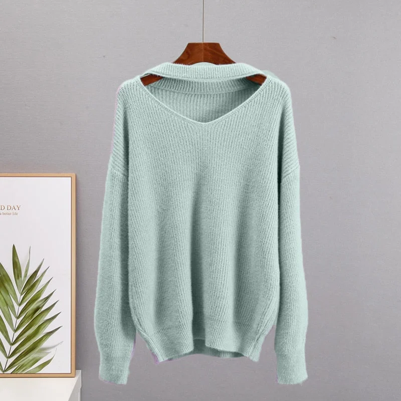 Green(V-neck)