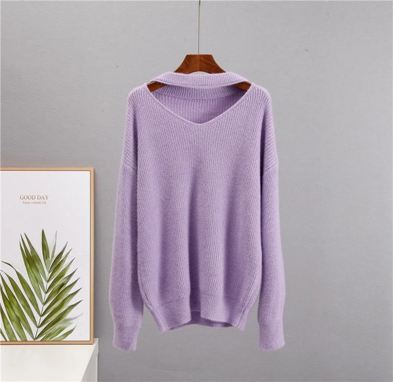 Purple (V-neck)