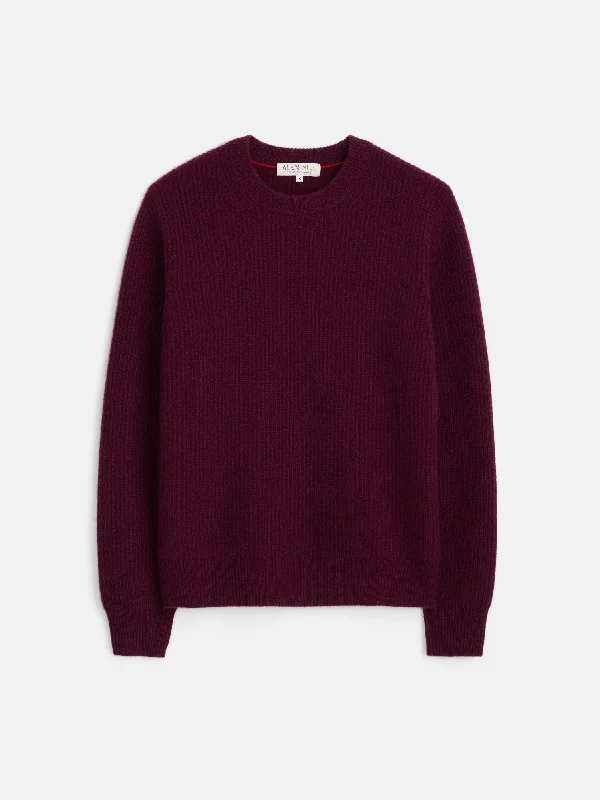 Jordan Sweater in Washed Cashmere Slim Fit Regular Fit Oversized