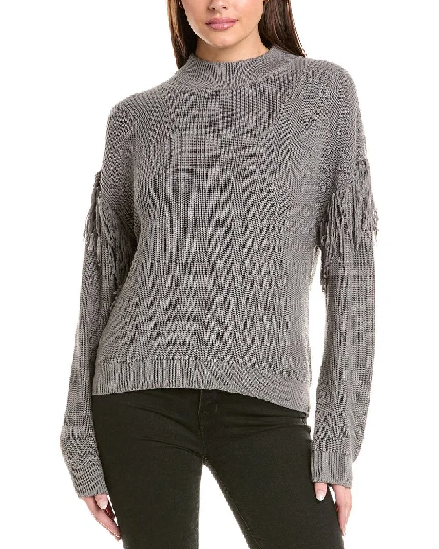 Nation LTD Carine Fringe Sweater Sweater Knitwear Pullover