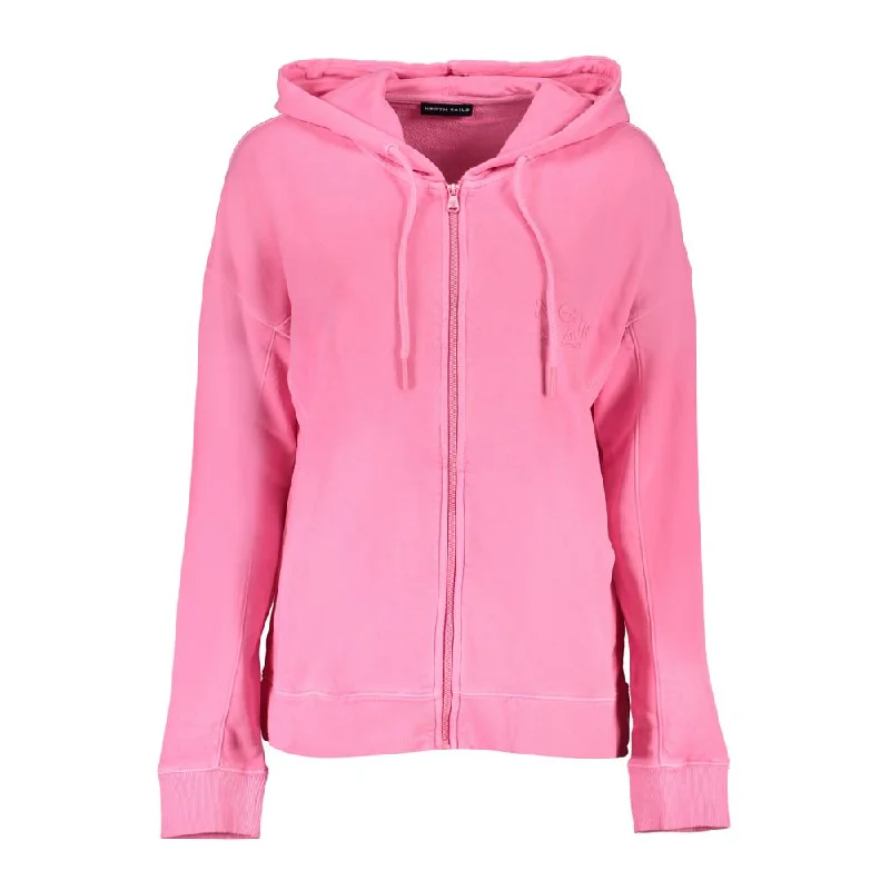 North Sails Pink Cotton Sweater Thin Thick Dense