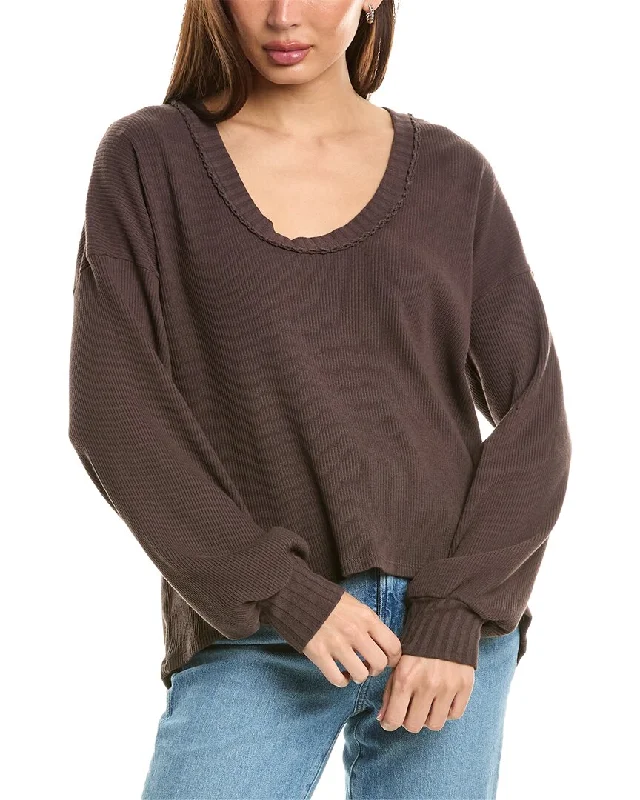 Project Social T Inside Scoop Sweater Iron Safe Non-Iron Wrinkle Free