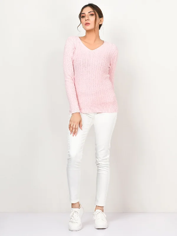 Cable Knit Sweater Cashmere Blend Cotton Blend Poly Blend