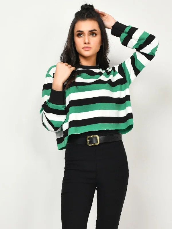 Striped Jumper Elegant Classic Vintage