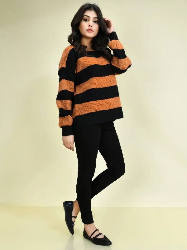 Striped Sweater Striped Floral Plaid