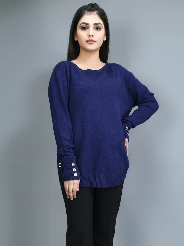 Eyelet detail Sweater Modern Contemporary Chic