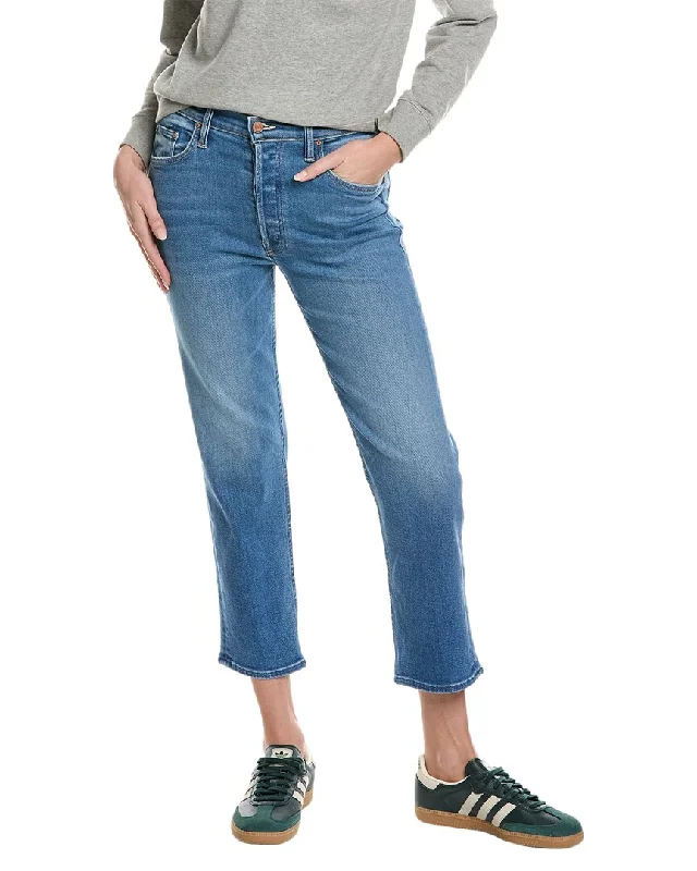 Mother The Tomcat High-Rise Layover Straight Leg Jean