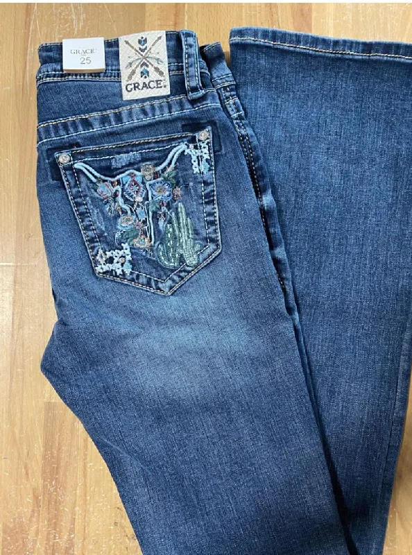 EB61622 Grace in LA Skull Jean