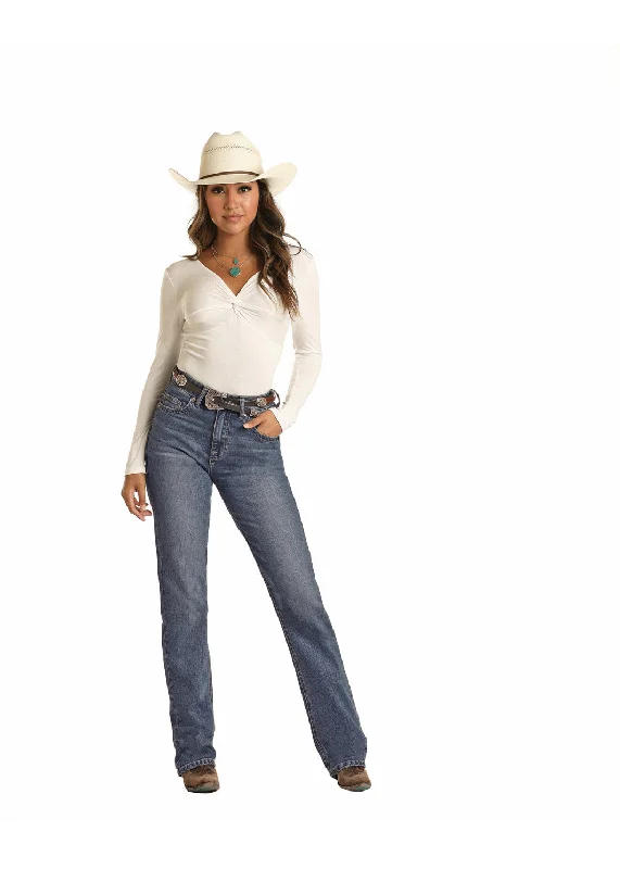 Rock & Roll Cowgirl Women's High Rise Jean