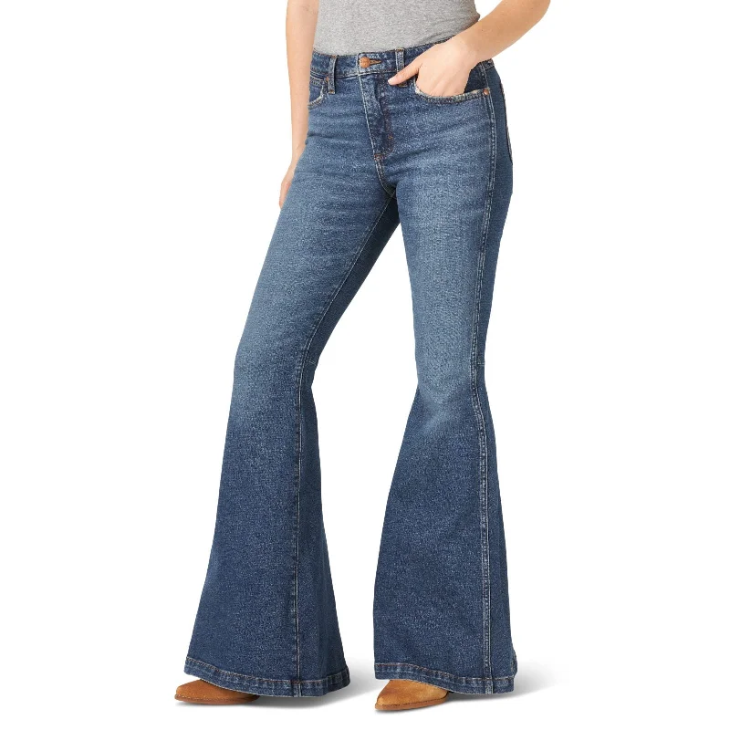 Wrangler Retro Premium High Rise Trumpet Paige Flare Jean