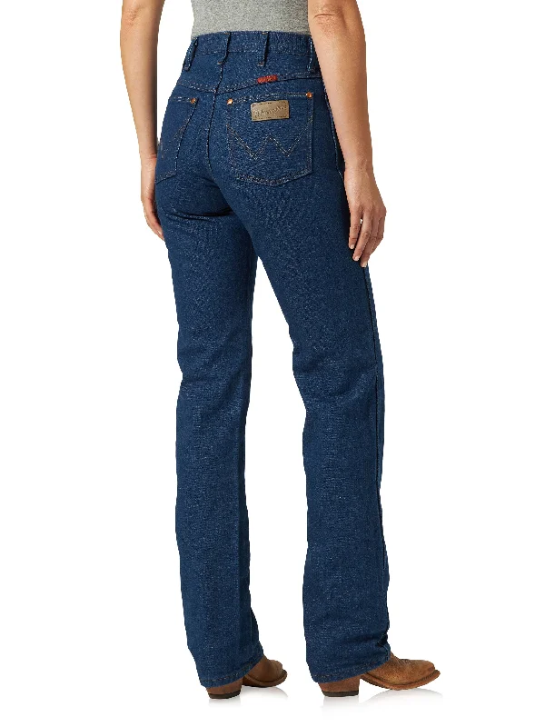 Wrangler Women's Cowboy Cut Prewashed Indigo Slim Fit Jean