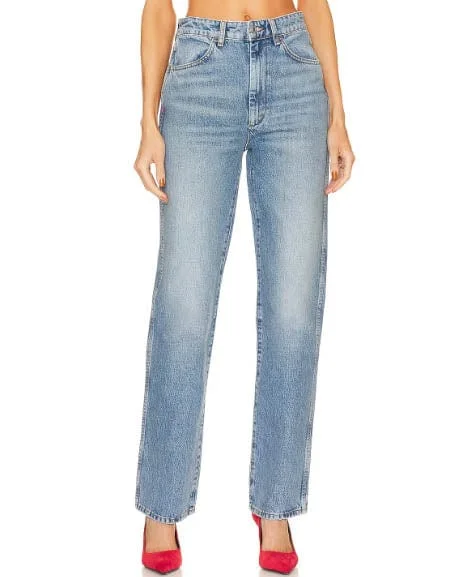 "70's Cigarette" Jeans in Blue Sky Elegant Skinny Leg Jeans