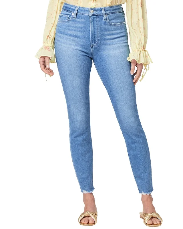 Paige Margot Darling Skinny Ankle Jean Stylish Plus Size Denim Jeans