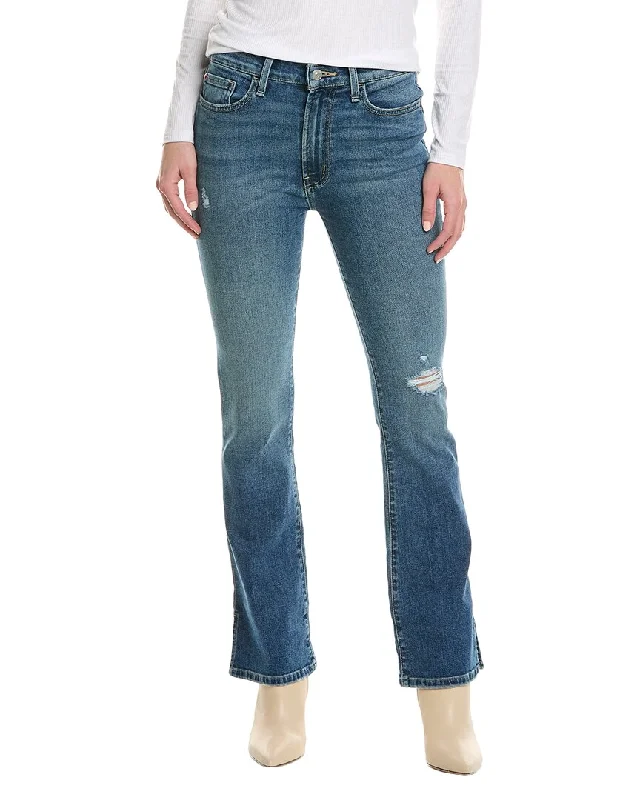 Hudson Jeans Blair High-Rise Balboa Bootcut Jean Chic Ripped Jeans