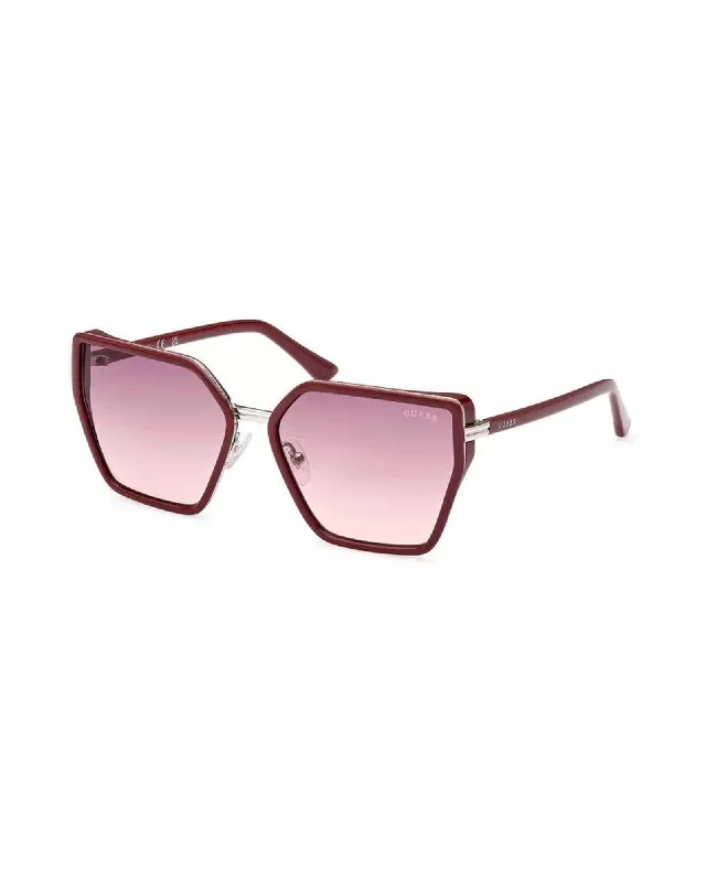 Guess Jeans Hexagonal Dark Lens Sunglasses with Contrasting Details Cozy Relaxed Fit Jeans