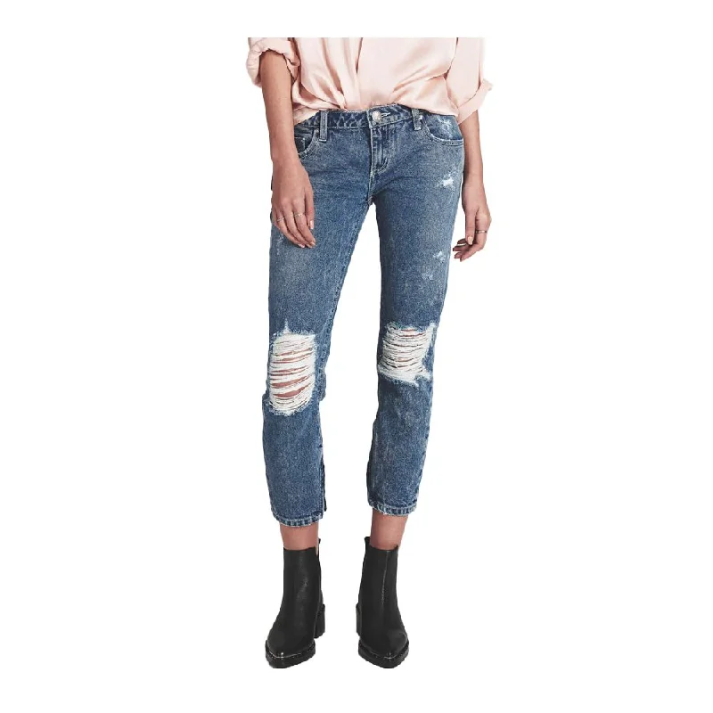 Blue Cotton Jeans & Pant Trendy Low-Rise Bootcut Jeans