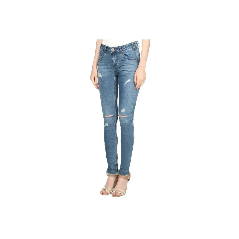 Blue Cotton Jeans & Pant Stylish Cargo Style Jeans