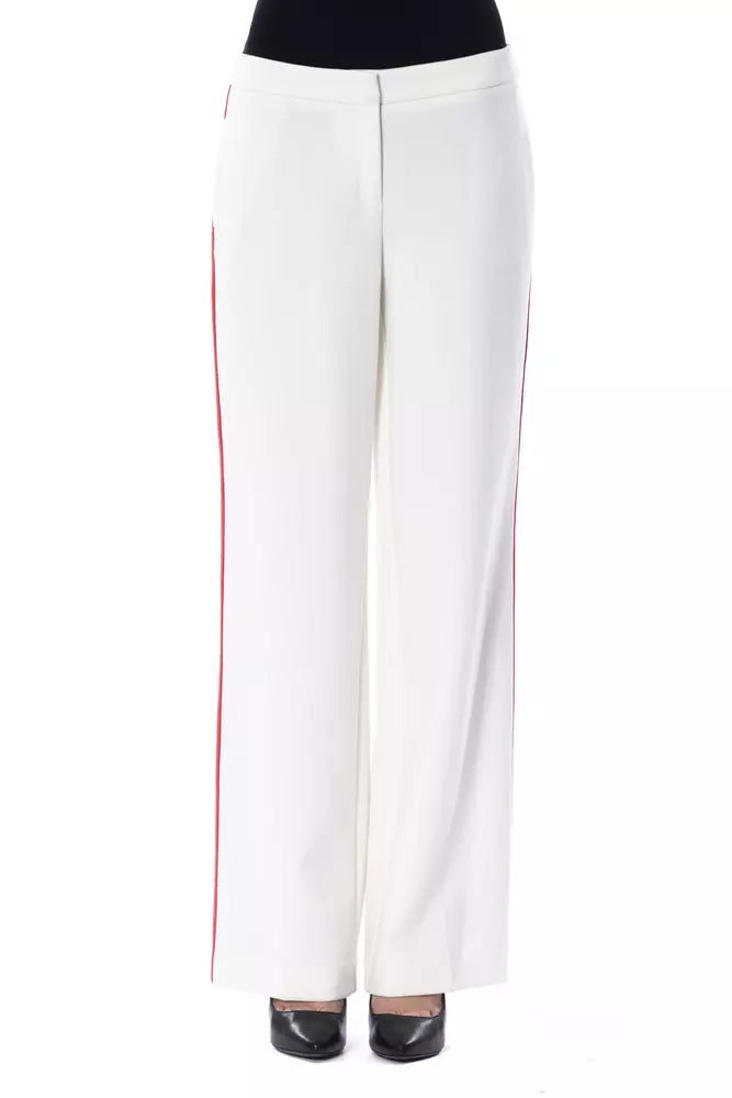 BYBLOS  Polyester Jeans & Women's Pant Fashionable Raw Hemmed Jeans