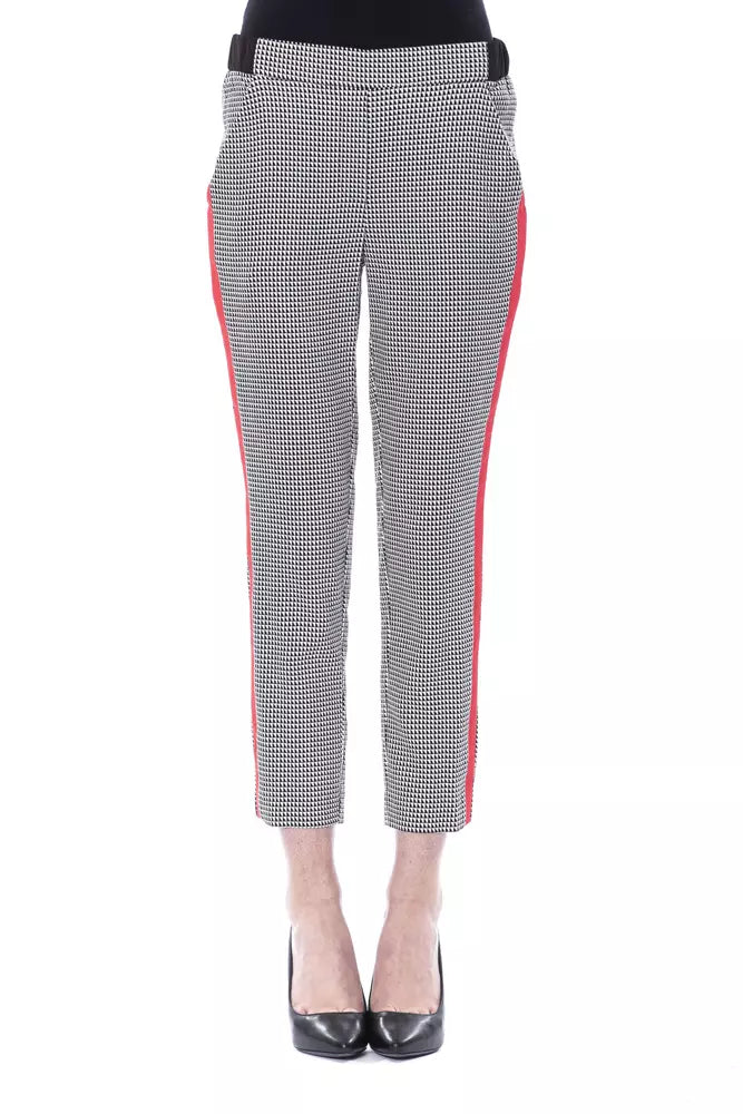 BYBLOS  Viscose Jeans & Women's Pant Elegant Wide-Leg Jeans