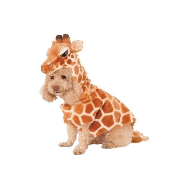 Giraffe Hoodie For Pets Hoodie with Snap Buttons Easy Quick