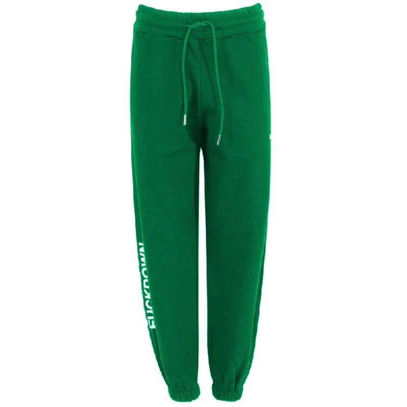 Green Cotton Jeans & Pant Fashionable Relaxed Fit Denim