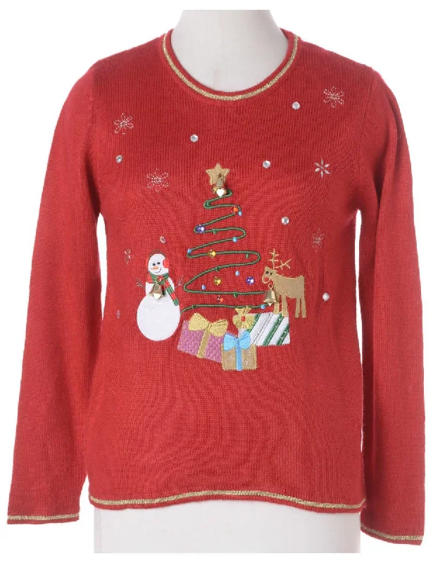 Label Christmas Sweatshirt With Bells Hoodie with Cropped Fit Short Trendy