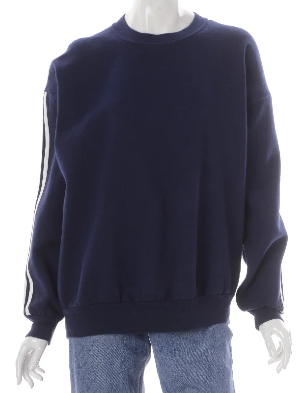 Label Corey Branded Stripe Sleeve Sweatshirt Graphic Hoodie Design Print