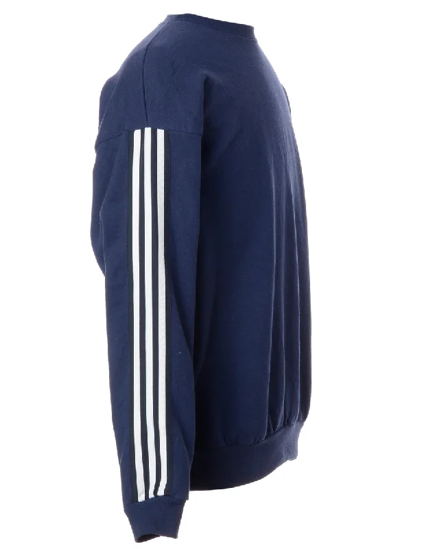 Label Corey Branded Stripe Sleeve Sweatshirt Hoodie with Ribbed Cuffs Snug Fit Comfort