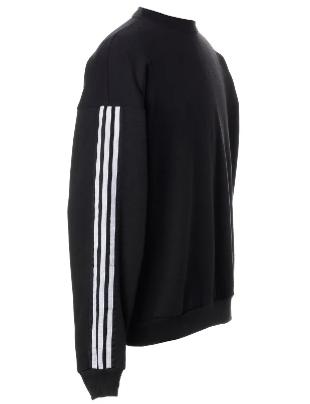 Label Corey Branded Stripe Sleeve Sweatshirt Hoodie with Zipper Versatile Modern