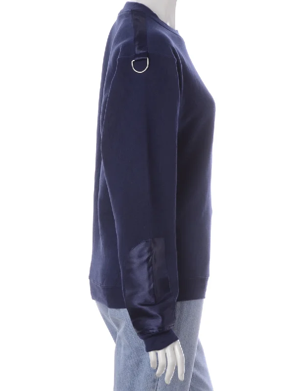 Label Damon Sweatshirt With D Rings Hoodie with Front Slit Layering Stylish