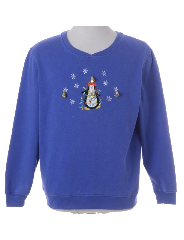 Label Jingle Bells Sweatshirt Hooded Sweatshirt Casual Wear Street Style