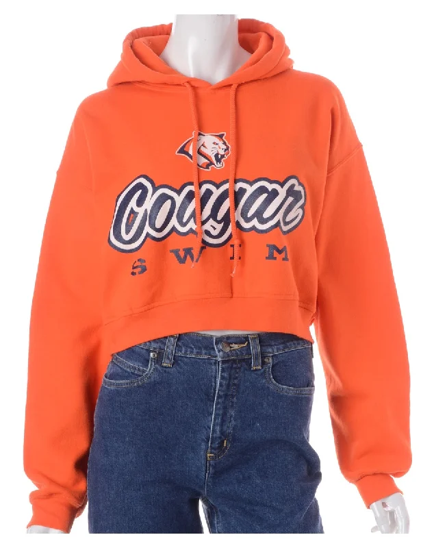 Label Louise Cropped Sports Sweatshirt Hoodie with Elastic Waist Stretchable Comfortable Label Louise Cropped Sports Sweatshirt Hoodie with Elastic Waist Stretchable Comfortable