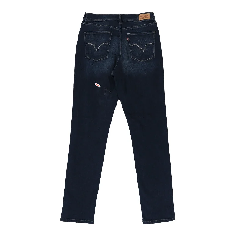 Levis Jeans - 30W UK 10 Dark Wash Cotton Chic Faded Blue Jeans