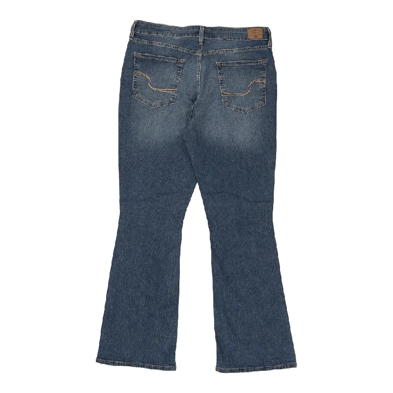 Levis Jeans - 34W UK 14 Blue Cotton Trendy Low-Rise Slim Jeans