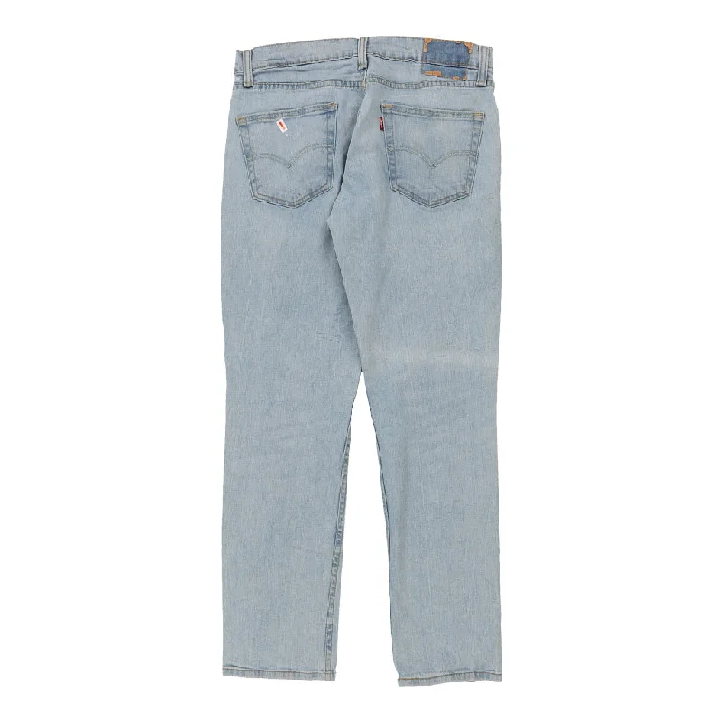 Levis Jeans - 34W UK 14 Blue Cotton Fashionable Straight Fit Denim