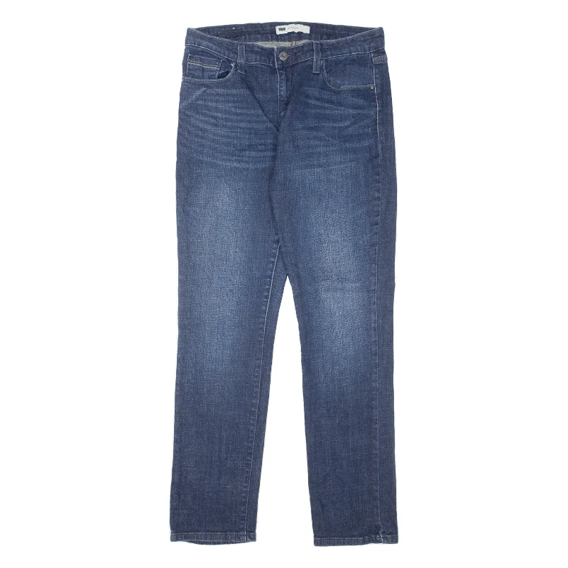 LEVI'S Mid Rise Jeans Blue Denim Slim Skinny Stone Wash Womens W30 L30 Casual High-Waisted Bootcut Jeans