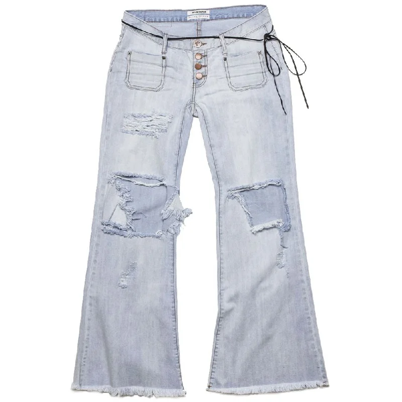 Light Blue Cotton Jeans & Pant Comfortable Boyfriend Jeans