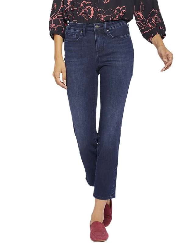 NYDJ Sheri Inspire Slim Ankle Jean Trendy Bootcut High-Waisted Jeans