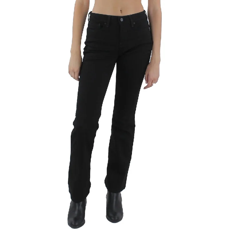 NYDJ Womens Mid Rise Stretch Bootcut Jeans Comfortable Straight-Legged Denim
