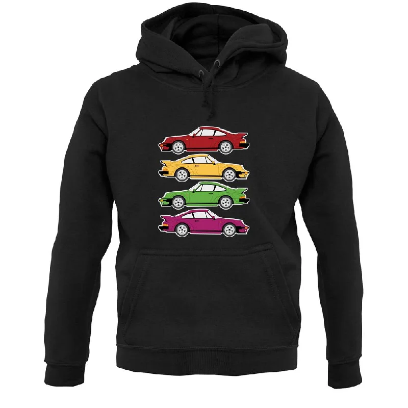 911 Turbo 930 4 Colours Unisex Hoodie Hoodie with Pattern Geometric Abstract