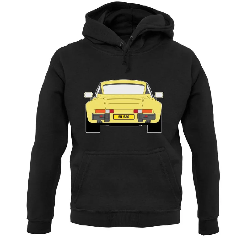 911 Turbo Ivory 930 Unisex Hoodie Hoodie with Ribbed Neckline Snug Warm