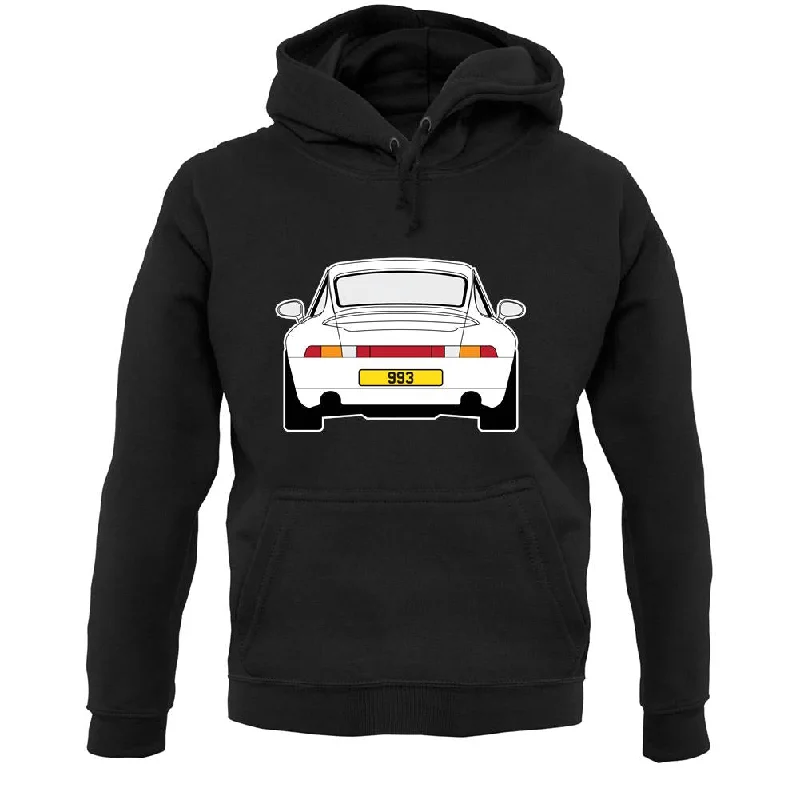 993 White Unisex Hoodie Hoodie with Fur Luxurious Winter