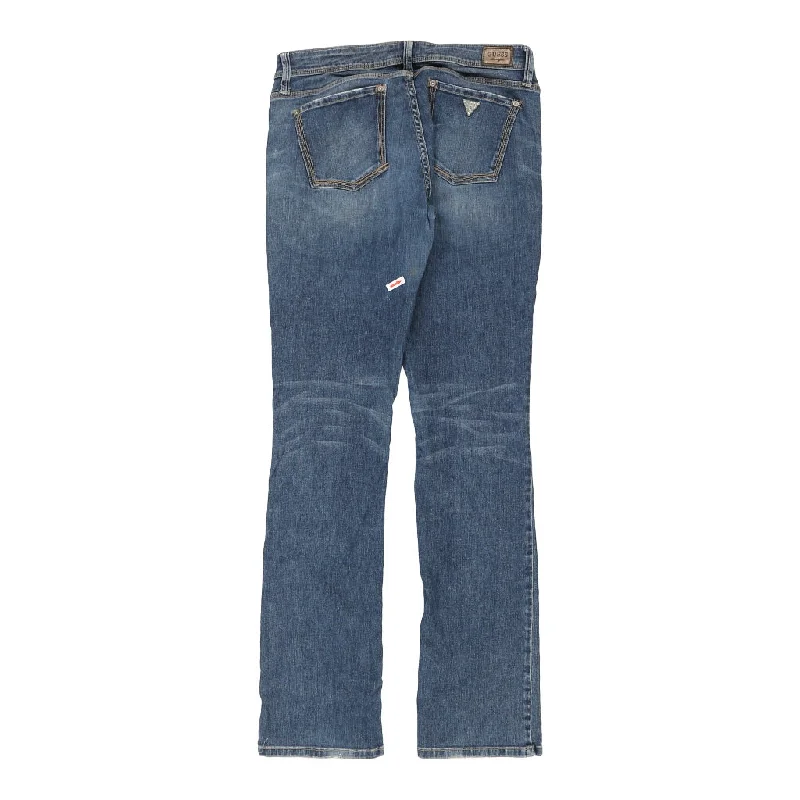 Starlet-Straight Guess Jeans - 32W UK 10 Blue Cotton Comfortable Straight-Legged Denim