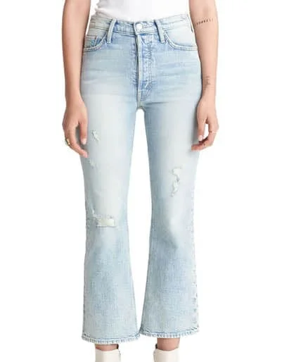 "The Tripper" Jeans in "Skating on Thin Ice" Comfortable Full-Length Denim Jeans