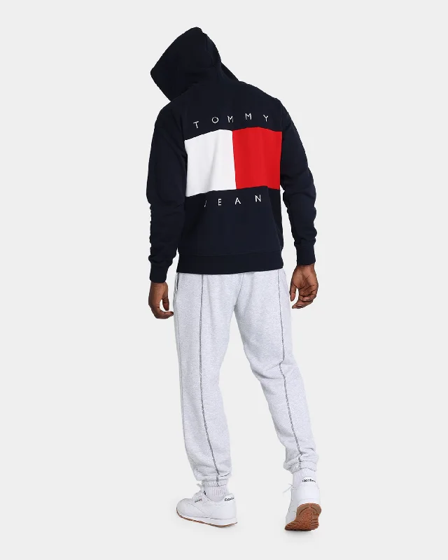 Tommy Jeans Zip-Thru Flag Hoodie Desert Sky Fashionable Jeggings Style Jeans