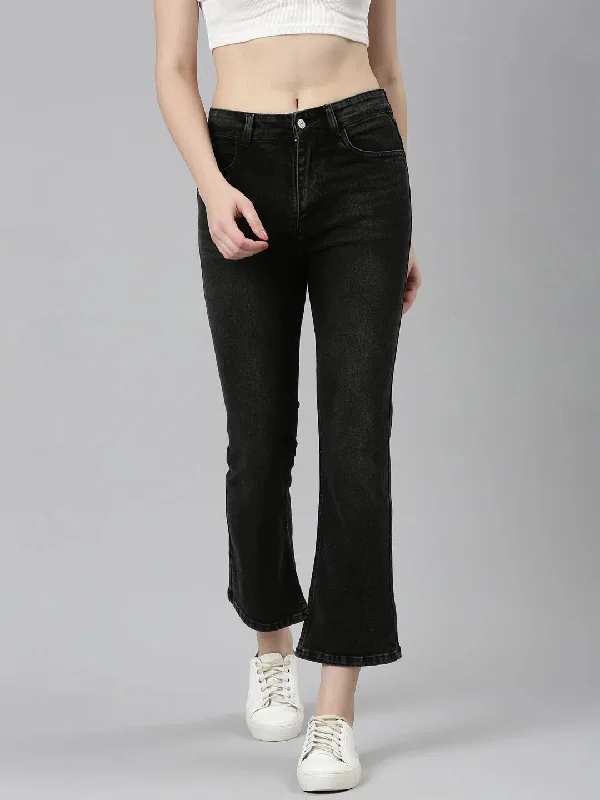 Women Grey Solid Bootcut Denim Jeans-GZ-5541-2-Grey Chic Vintage-Inspired Denim Jeans Women Grey Solid Bootcut Denim Jeans-GZ-5541-2-Grey Chic Vintage-Inspired Denim Jeans