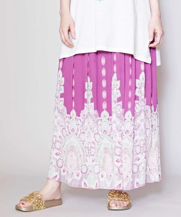 Cotton Crepe Skirt wool skirt sturdy